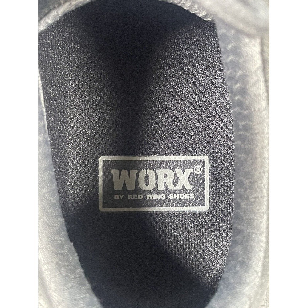 WORX by Red Wing Shoes Steel Toe Oxford 5144 Womens 7M Gray‎ Safety Work Shoes - Picture 4 of 6